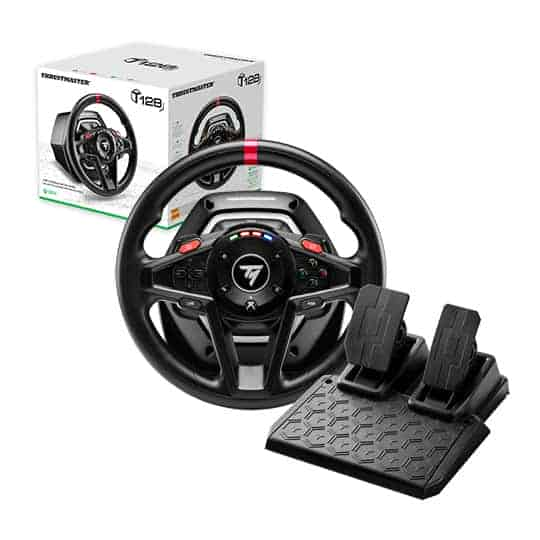 Thrustmaster T-128 Open Box Racing Wheel and Pedals for Xbox X|S / Xbox One